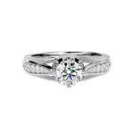 Custom Made Skewi Moissanite Ring by Solitairz Affair