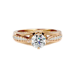 Custom Made Skewi Moissanite Ring by Solitairz Affair