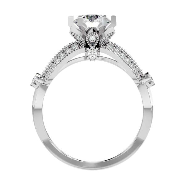 Custom Made Ruban Moissanite Ring by Solitairz Affair