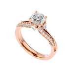 Custom Made Twine Solitaire Engagement Moissanite Ring by Solitairz Affair