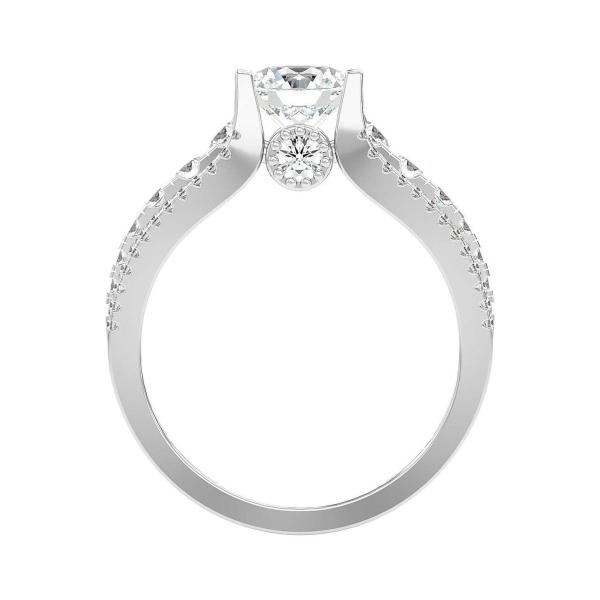 Custom Made Trancy Moissanite Ring by Solitairz Affair