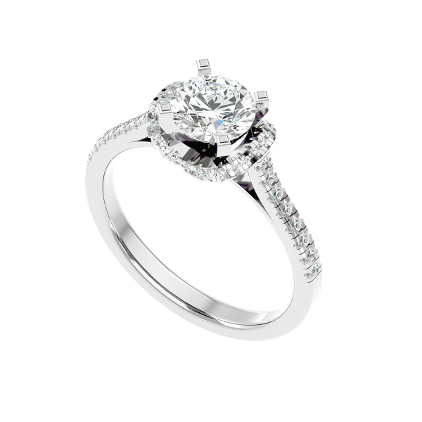 Custom Made Crest Moissanite Ring by Solitairz Affair