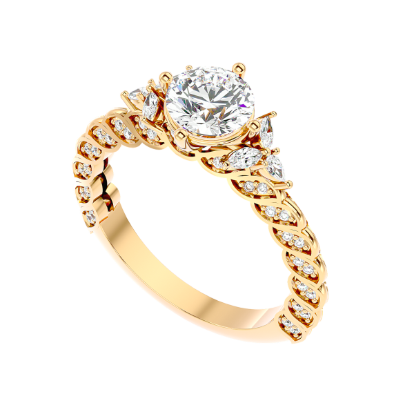 Custom Made Impeccabile Solitaire Engagement Moissanite Ring by Solitairz Affair