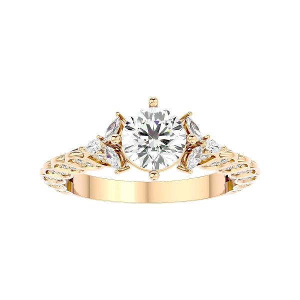 Custom Made Impeccabile Solitaire Engagement Moissanite Ring by Solitairz Affair