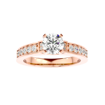 Custom Made Bexy Moissanite Ring by Solitairz Affair