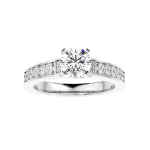 Custom Made Bexy Moissanite Ring by Solitairz Affair