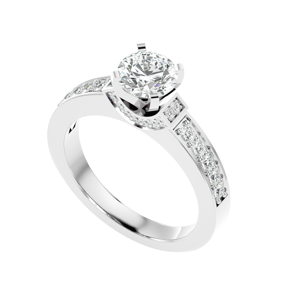 Custom Made Bexy Moissanite Ring by Solitairz Affair