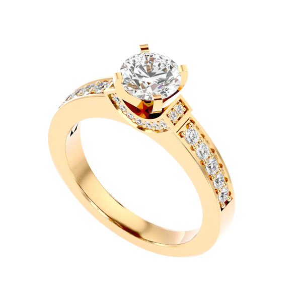 Custom Made Bexy Moissanite Ring by Solitairz Affair