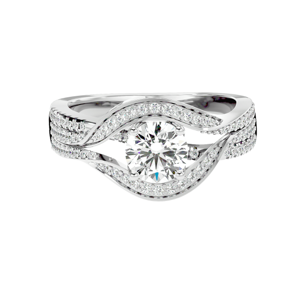 Custom Made Beguile Moissanite Ring by Solitairz Affair