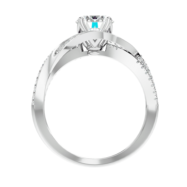 Custom Made Beguile Moissanite Ring by Solitairz Affair