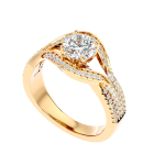 Custom Made Beguile Moissanite Ring by Solitairz Affair