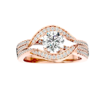 Custom Made Beguile Moissanite Ring by Solitairz Affair