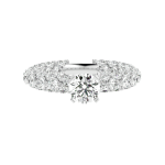 Custom Made Brillar Moissanite Ring by Solitairz Affair