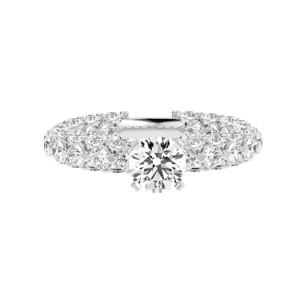 Custom Made Brillar Moissanite Ring by Solitairz Affair