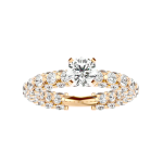 Custom Made Brillar Moissanite Ring by Solitairz Affair