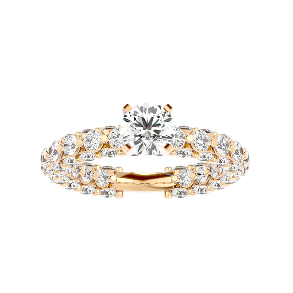 Custom Made Brillar Moissanite Ring by Solitairz Affair