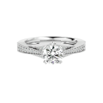 Custom Made Belza Moissanite Ring by Solitairz Affair