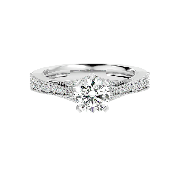 Custom Made Belza Moissanite Ring by Solitairz Affair