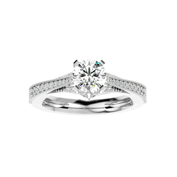 Custom Made Belza Moissanite Ring by Solitairz Affair