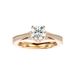 Custom Made Belza Moissanite Ring by Solitairz Affair