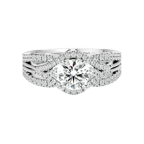 Custom Made Cuerda Moissanite Ring by Solitairz Affair