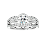 Custom Made Cuerda Moissanite Ring by Solitairz Affair