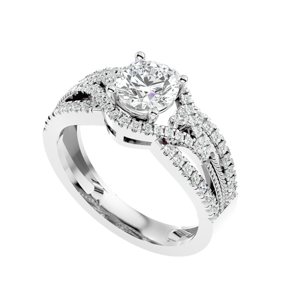 Custom Made Cuerda Moissanite Ring by Solitairz Affair