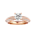 Custom Made Printsessa Moissanite Ring by Solitairz Affair