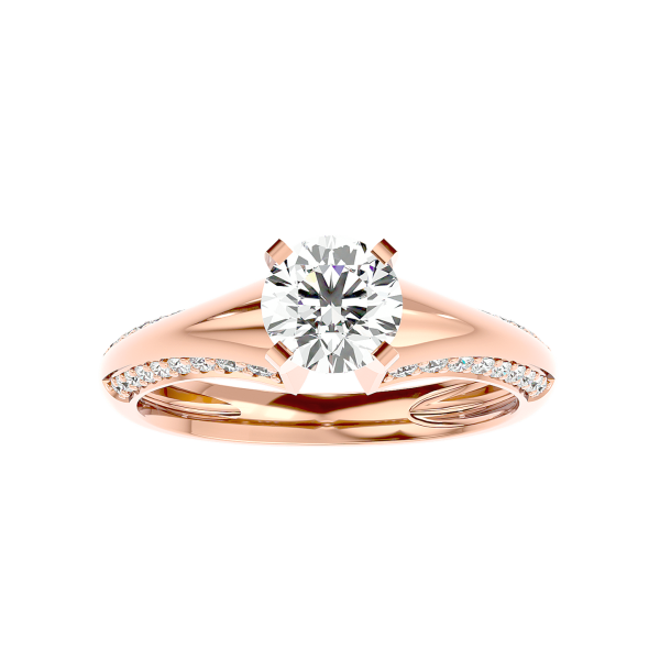 Custom Made Galanta Moissanite Ring by Solitairz Affair