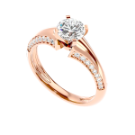 Custom Made Galanta Moissanite Ring by Solitairz Affair