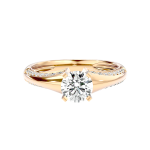 Custom Made Galanta Moissanite Ring by Solitairz Affair