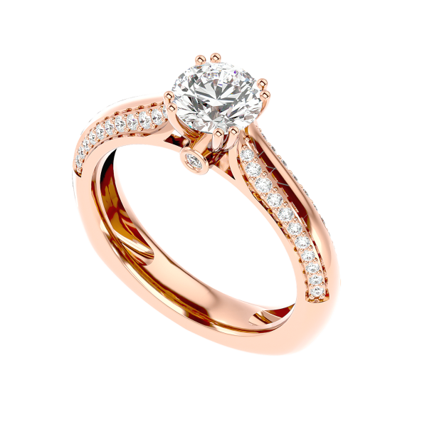 Custom Made Elegans Moissanite Ring by Solitairz Affair