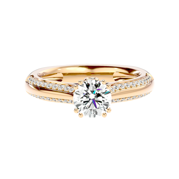 Custom Made Elegans Moissanite Ring by Solitairz Affair