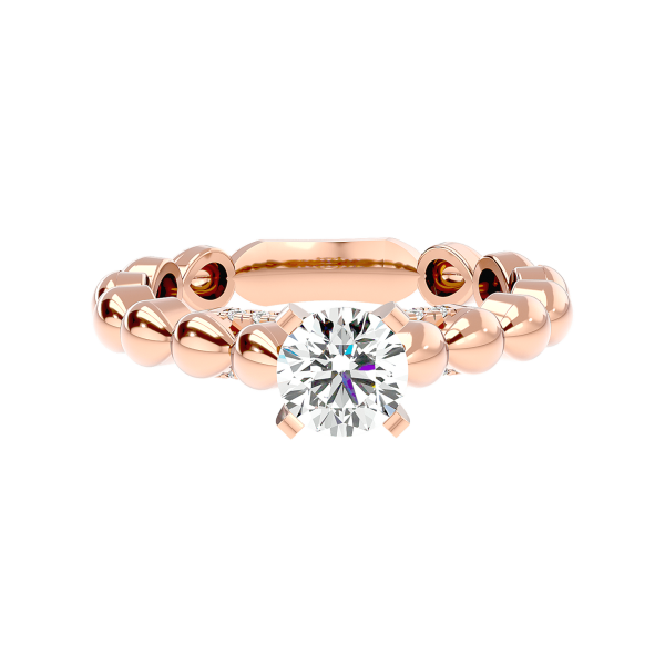 Custom Made Boble Moissanite Ring by Solitairz Affair