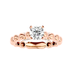 Custom Made Boble Moissanite Ring by Solitairz Affair