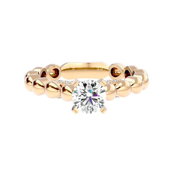 Custom Made Boble Moissanite Ring by Solitairz Affair