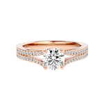 Custom Made Nqra Moissanite Ring by Solitairz Affair