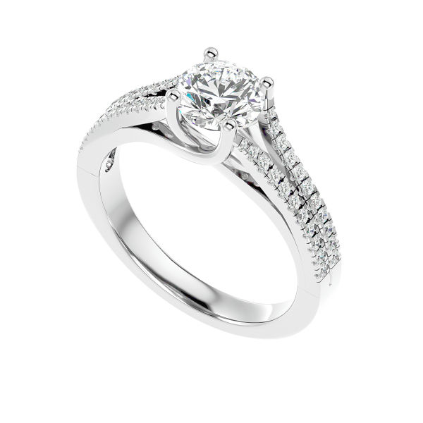 Custom Made Nqra Moissanite Ring by Solitairz Affair