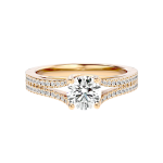 Custom Made Nqra Moissanite Ring by Solitairz Affair