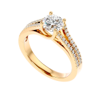 Custom Made Nqra Moissanite Ring by Solitairz Affair