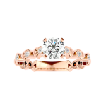 Custom Made Blase Moissanite Ring by Solitairz Affair