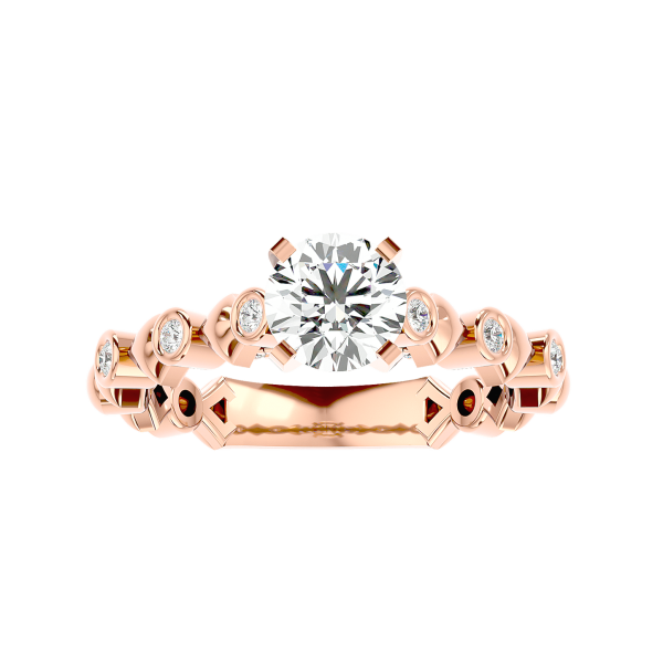 Custom Made Blase Moissanite Ring by Solitairz Affair