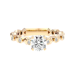 Custom Made Blase Moissanite Ring by Solitairz Affair