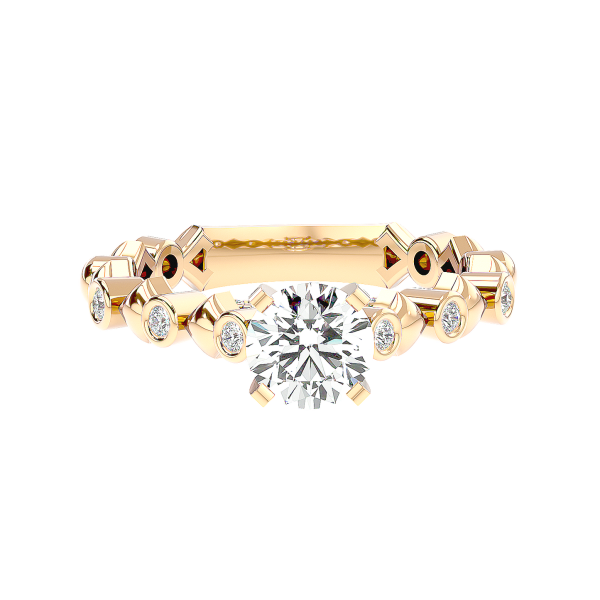 Custom Made Blase Moissanite Ring by Solitairz Affair