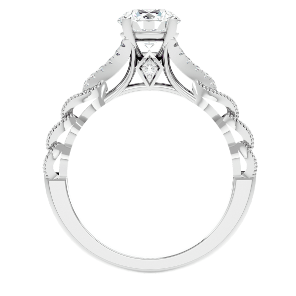 Custom Made Loop Moissanite Ring by Solitairz Affair