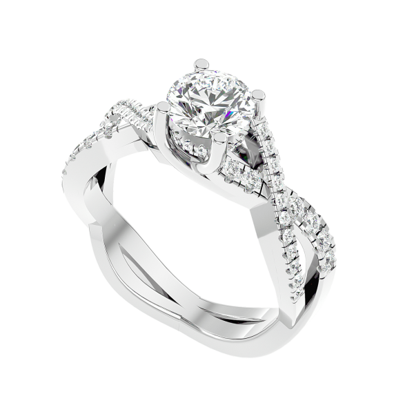 Custom Made Infinitus Moissanite Ring by Solitairz Affair