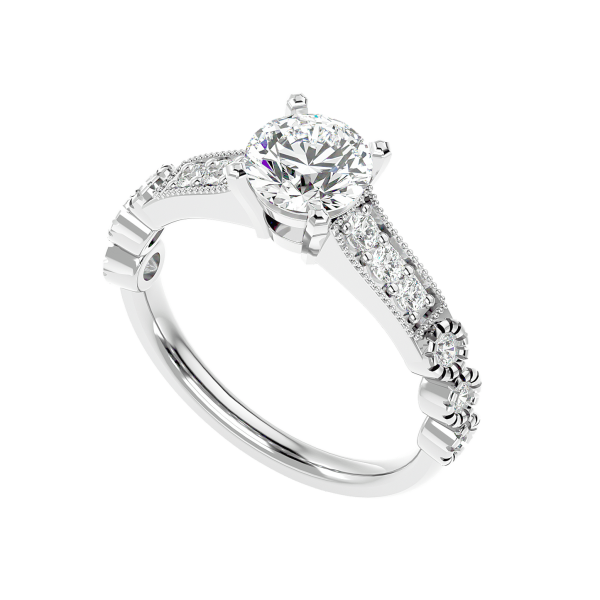 Custom Made Ziam Moissanite Ring by Solitairz Affair