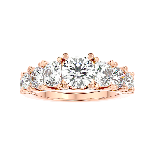 Custom Made Kruna Moissanite Ring by Solitairz Affair