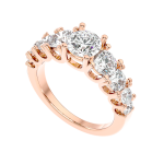 Custom Made Kruna Moissanite Ring by Solitairz Affair