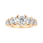 Custom Made Kruna Moissanite Ring by Solitairz Affair